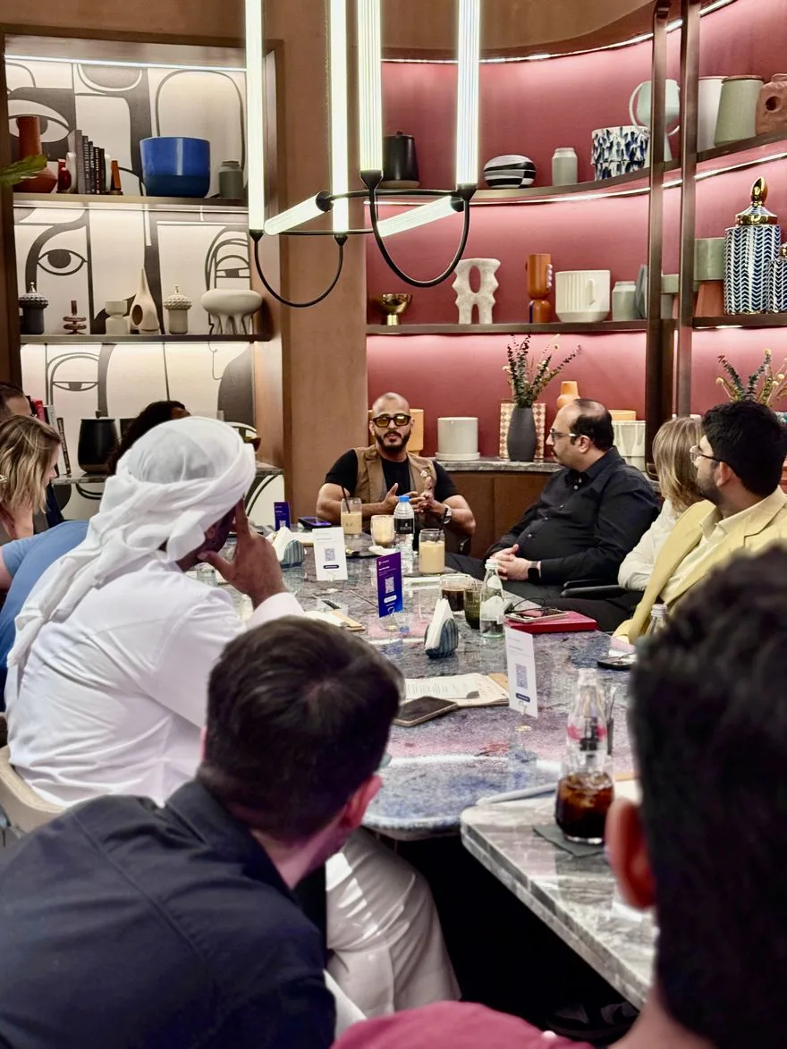 Bilal Ibrahim running a live strategy session in Dubai
